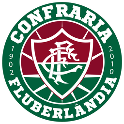 Confraria FLUberlândia — escudo tricolor com FLU